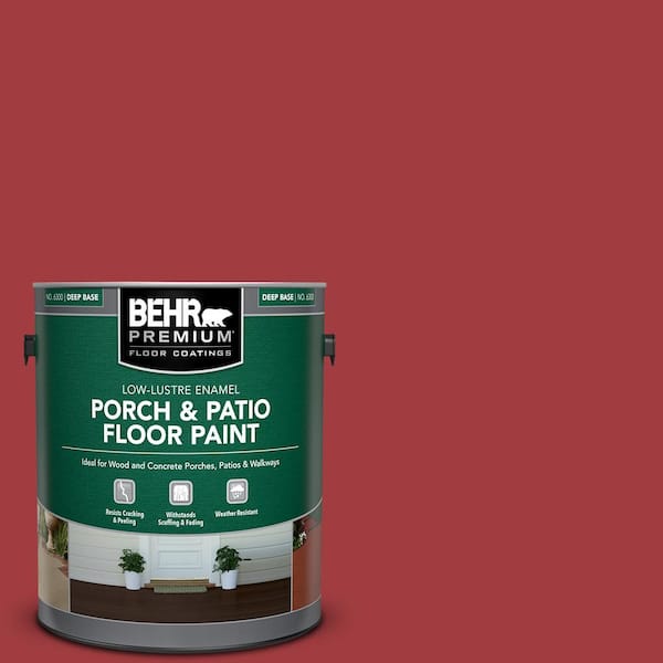 BEHR PREMIUM 1 gal. #S-G-150 Ruby Ring Low-Lustre Enamel Interior/Exterior Porch and Patio Floor Paint