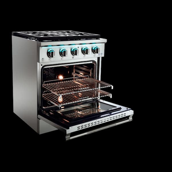 VEZENI Reminiscia Plus 30 in. 4 Italian Aluminum Burners