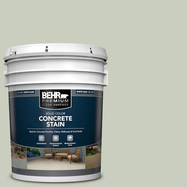 BEHR PREMIUM 5 gal. #PFC-41 Terrace View Solid Color Flat Interior/Exterior Concrete Stain