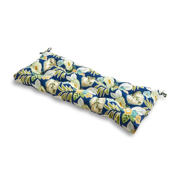 Greendale Home Fashions Marlow Floral Rectangle Outdoor Bench Cushion