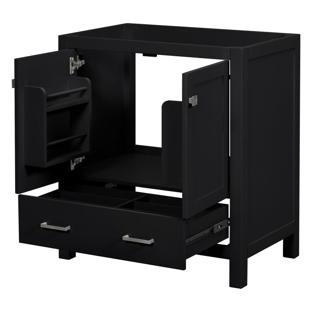 29.5 in. W x 17.5 in. D x 33 in. H Bath Vanity Cabinet without Top in Black price history on PriceWatchPro