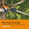 PowerLever 1-1/8 in. Cut Capacity Steel Saw Blade 15 in. Fiberglass Pole 14 ft. Tree Pruner