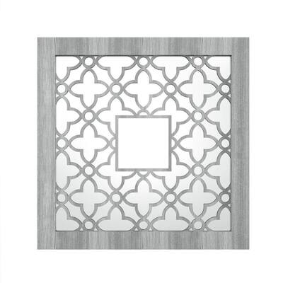 Kohros 12 In X Classic Square Framed Decorative Mirror Am004 Brown The Home Depot Kohros 12 In X Classic Square, Black 12 Square Mirror