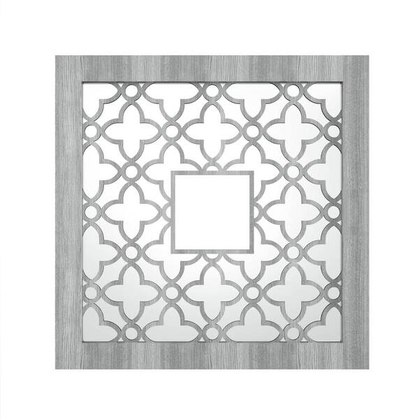 KOHROS 12 in. x 12 in. Classic Square Framed Decorative Mirror