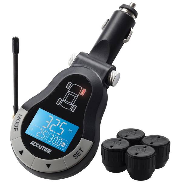 ACCUTIRE Accutire Remote Tire Pressure Monitor System for Auto and Trailer