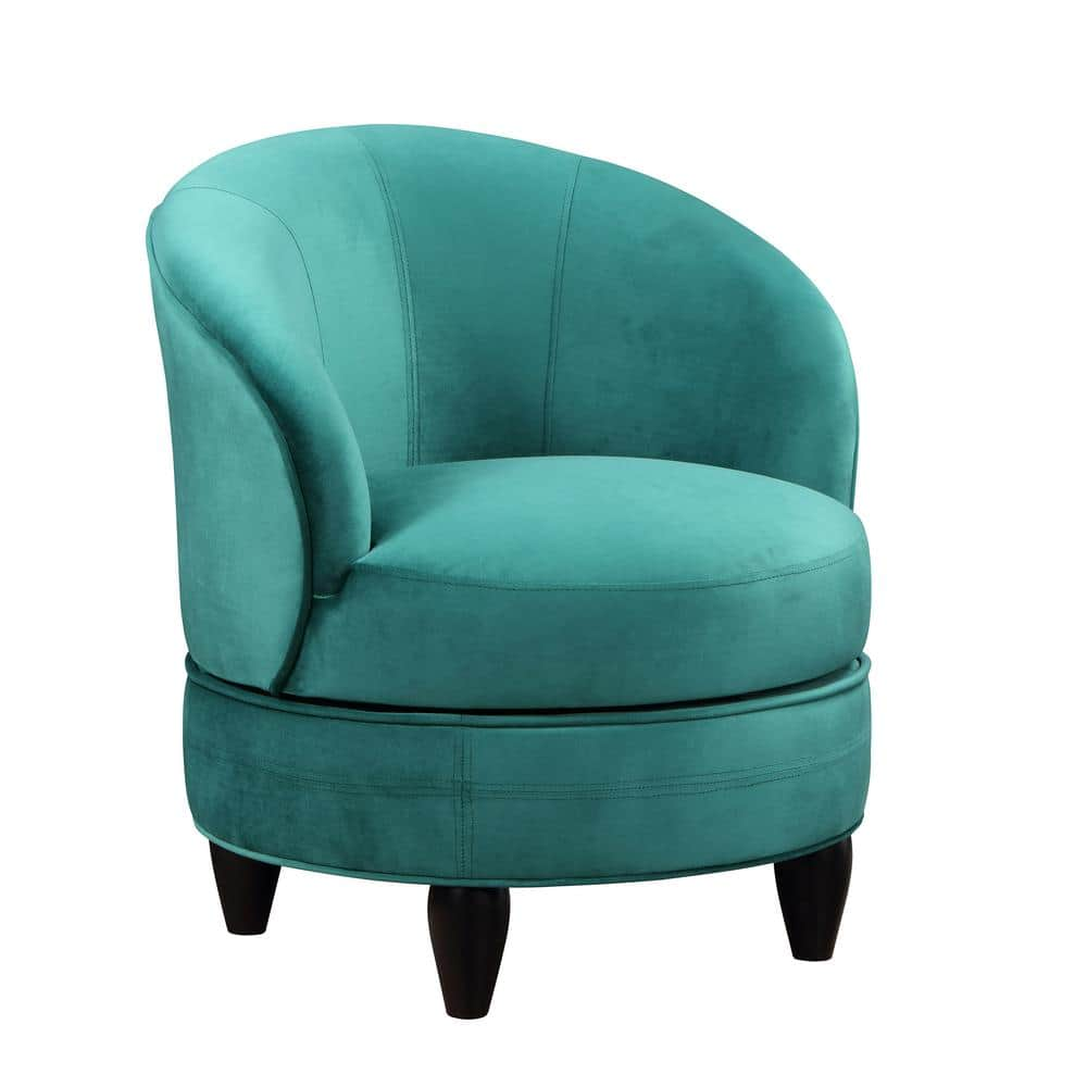 Steve Silver Company Sophia Green Velvet Accent Chair with Swivel ...