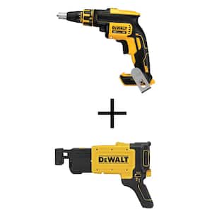 20V MAX XR Cordless Brushless Drywall Screw Gun Collated Drywall Screw Gun Attachment (Tools Only)