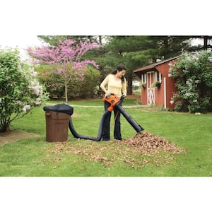 Leaf Collection System Attachment for Corded BLACK+DECKER 2-in-1 Leaf Blower/Vacuums