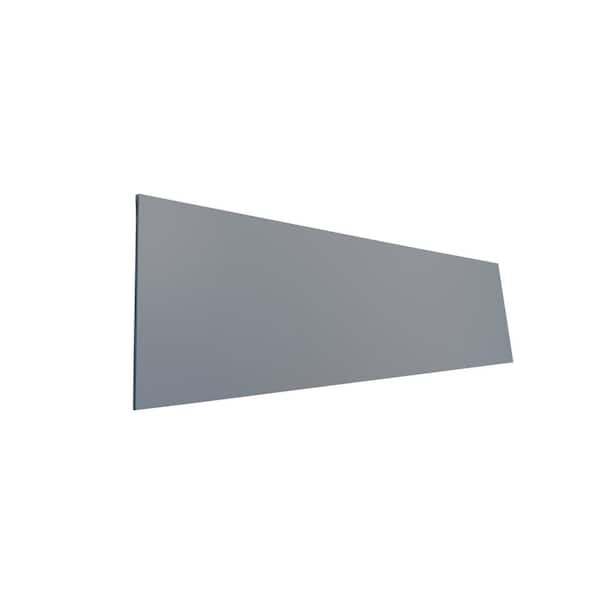 Cambridge Radiance 12 in. W x 36 in. H Slab Wall Decorative End Panel in Matte Grey
