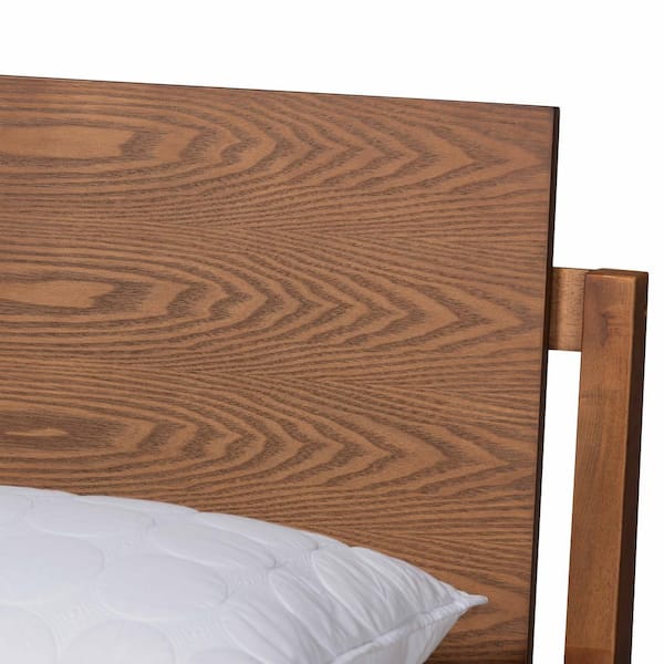 Baxton Studio Giuseppe Modern and Contemporary Walnut Brown Finished Queen Size Platform Bed Baxton Studio Giuseppe Modern and Contemporary Walnut Brown Finished Queen Size Platform Bed