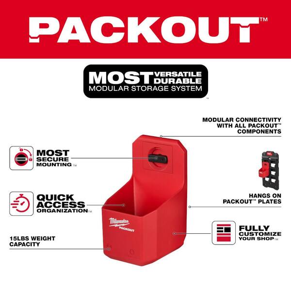 Milwaukee Magnetic Packout Parts Cup