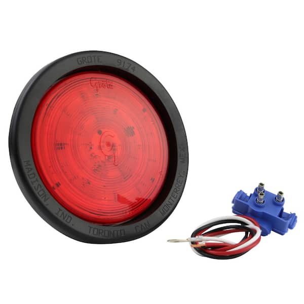 Grote Hi Count 4 in. LED Stop Tail Turn Light - Kit (G4002 + 91740 + 67090)