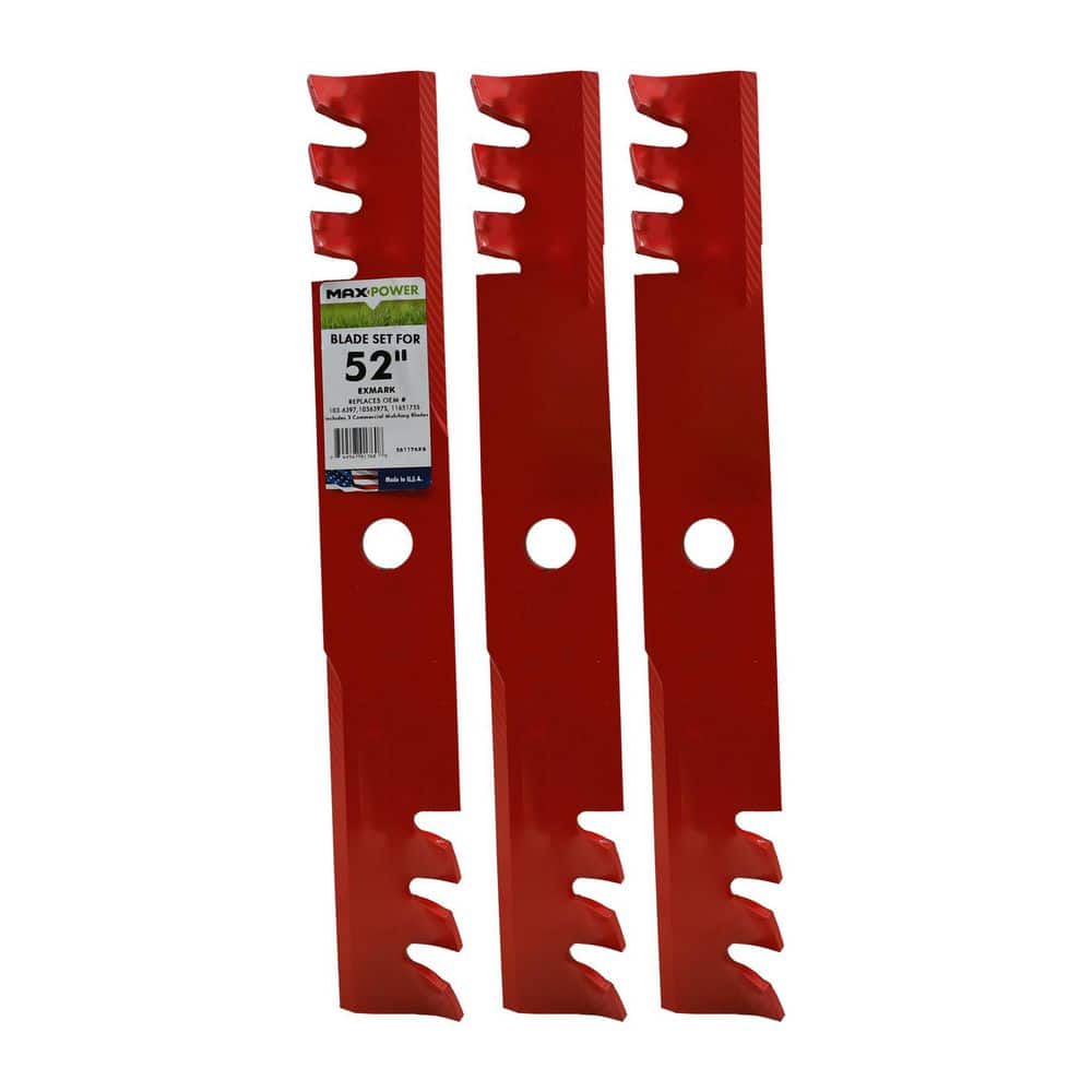 "561176XB 3-Blade Mulching Set for 52"" Exmark Mowers Replaces 103-6397" price history on PriceWatchPro