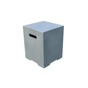 15.7 in. x 20 in. Concrete Square Propane Tank Cover with Smooth Surface