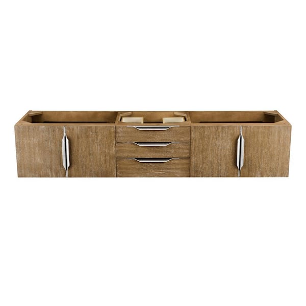 James Martin Vanities Mercer Island 72.5 in. W x 18.8 in. D x 14.5 in. H Bath Vanity Cabinet Without Top in Latte Oak