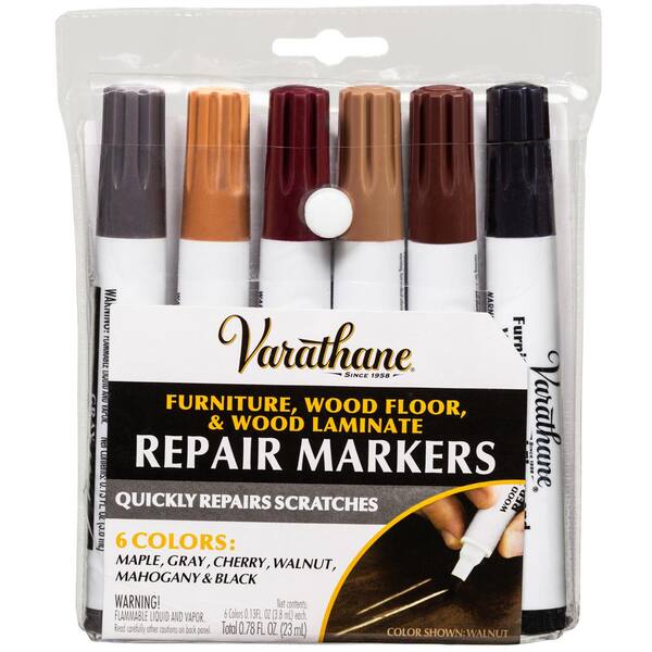 12 piece furniture markers & crayons touch up furniture stain cherry maple oak 