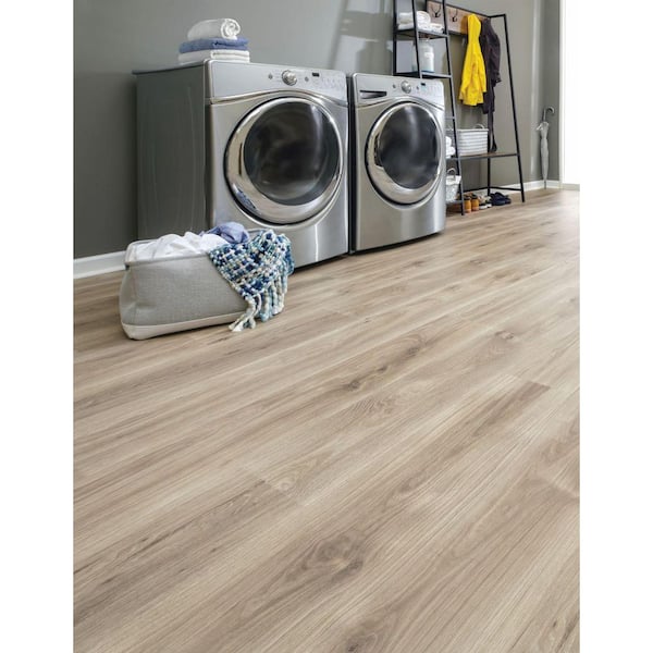 Outlast+ Fox Spring Oak 12 mm T x 8.35 in. W Waterproof Laminate Wood Flooring (22.04 sq. ft. /case)