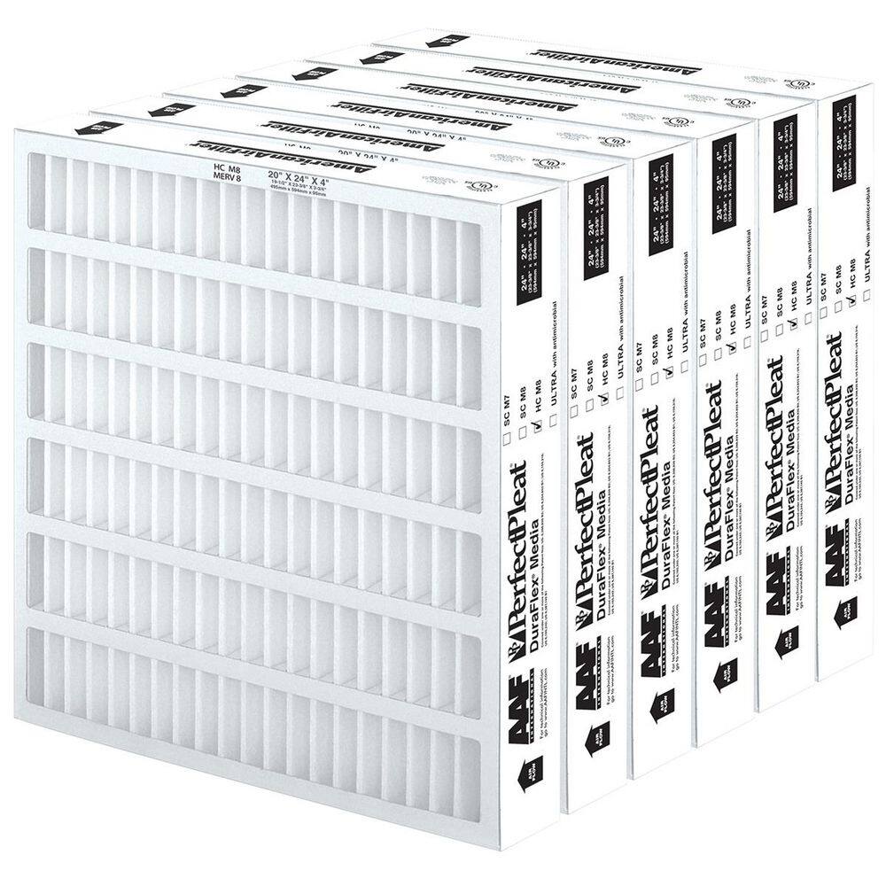 20 in. x 25 in. x 4 in. Perfect Pleat Self-Supporting MERV 8-Pleated Air Filter (Case of 6) price history on PriceWatchPro