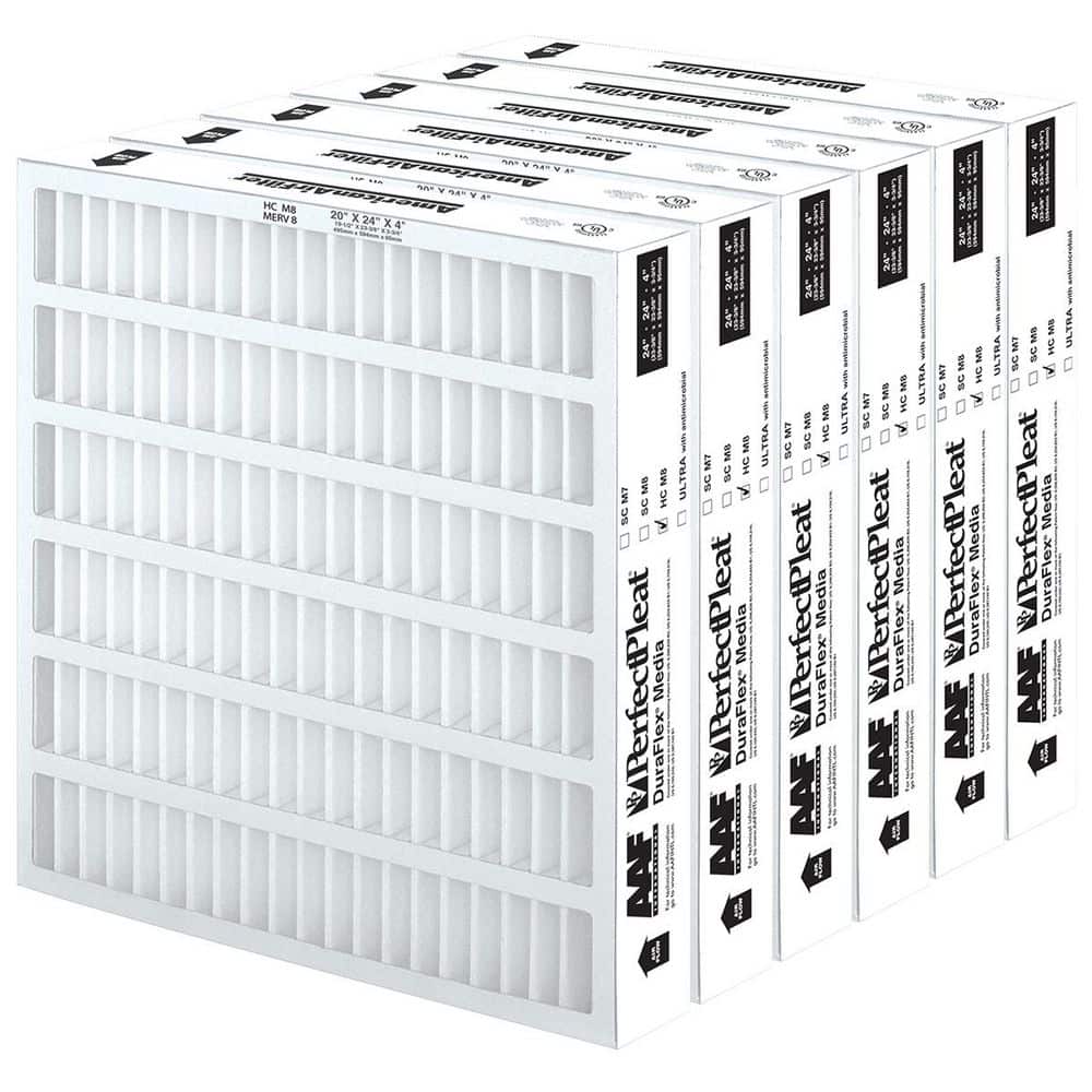 24 in. x 24 in. x 4 in. Perfect Pleat Self-Supporting MERV 8-Pleated Air Filter (Case of 6) price history on PriceWatchPro