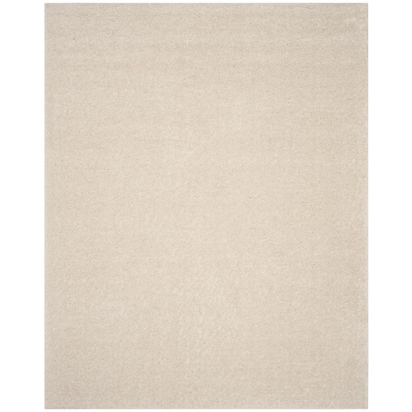 Arizona Shag Cream 7 ft. x 9 ft. Solid Area Rug