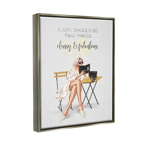 The Stupell Home Decor Collection Fashion Books with Makeup Wall Art