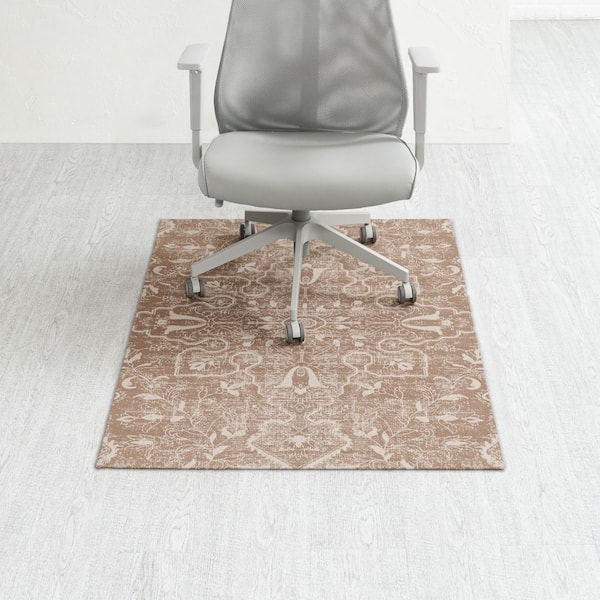 Tamanrasset Multi-Colored 48 in. x 36 in. Polyester Chair Mat