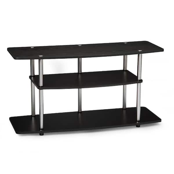 Convenience Concepts Designs2Go 42 in.(W) Black Shelved Entertainment Center holds up to a 43 in. TV