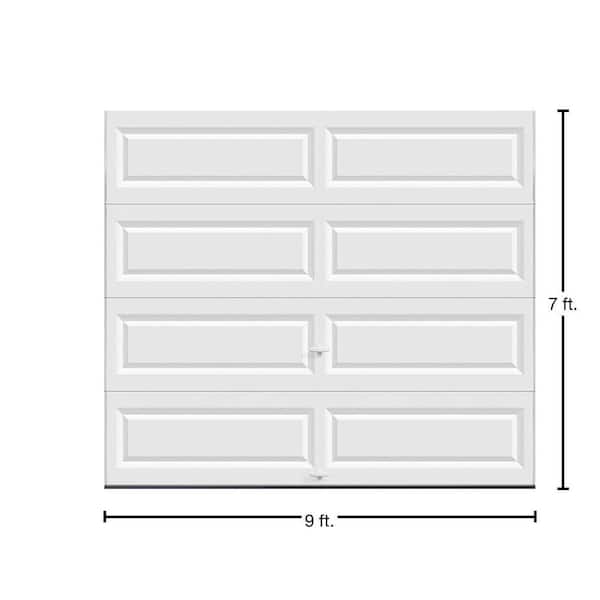 Clopay Classic Steel Long Panel 9ft x 7ft Non-Insulated White