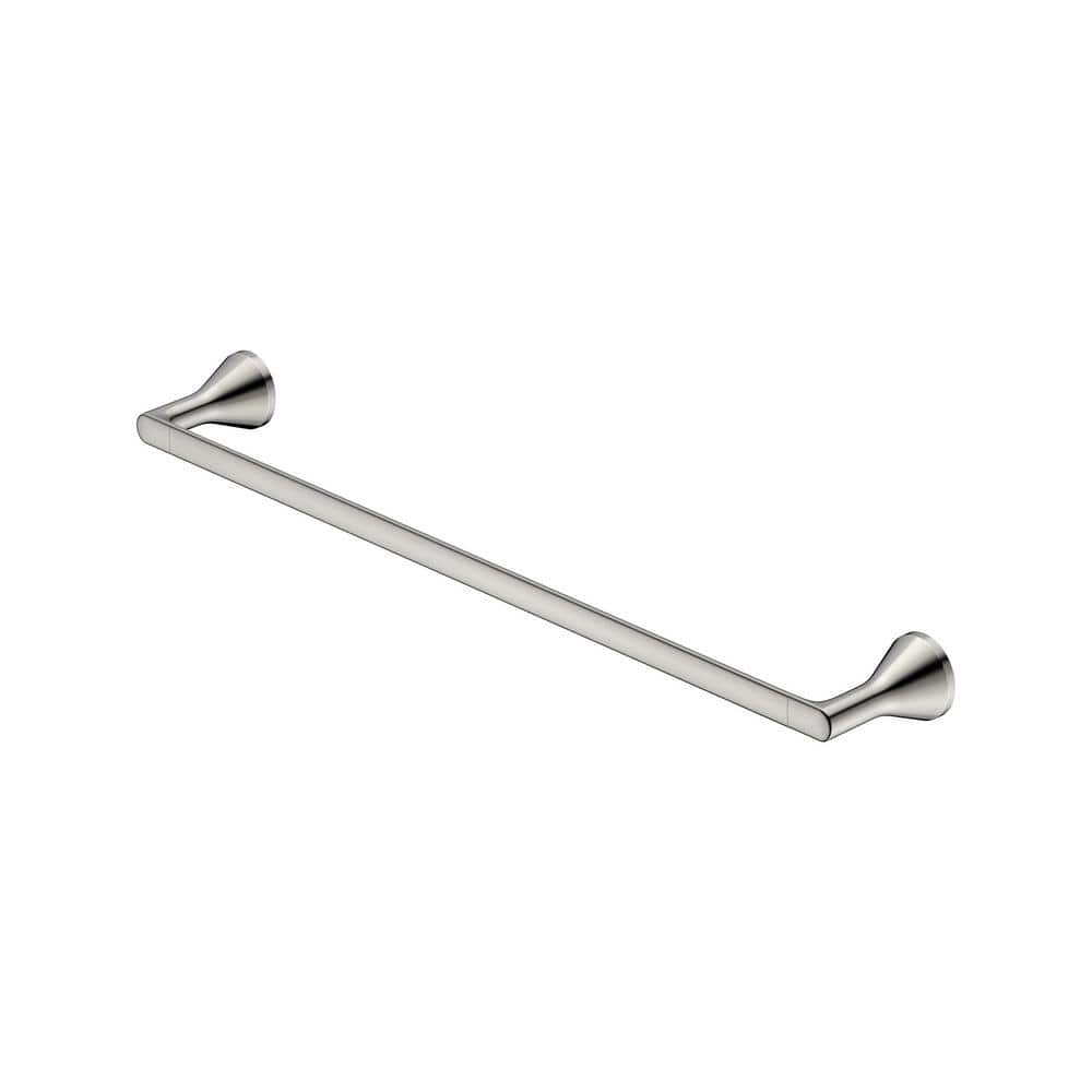 Brushed Nickel 24-Inch Wall Mounted Towel Bar