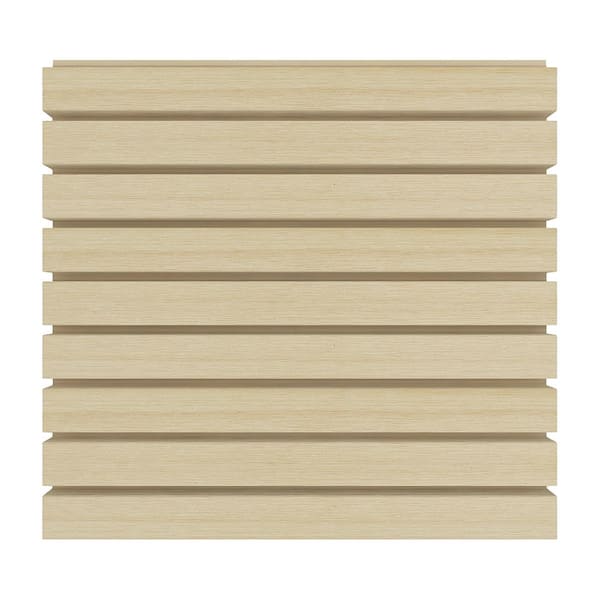 NewTechWood European Siding System 7.7 in. x 12 in. Composite Belgian Board Siding in Japanese Cedar Sample