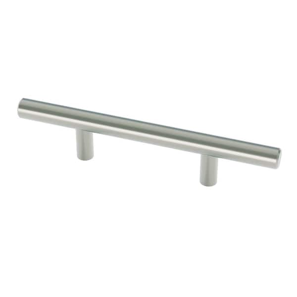Hollis 3 in. (76 mm) Modern Brushed Nickel Cabinet Bar Pull