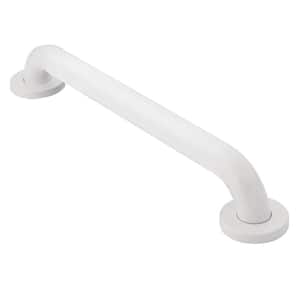 Home Care 24 in. x 1-1/4 in. Concealed Screw Grab Bar with SecureMount in White