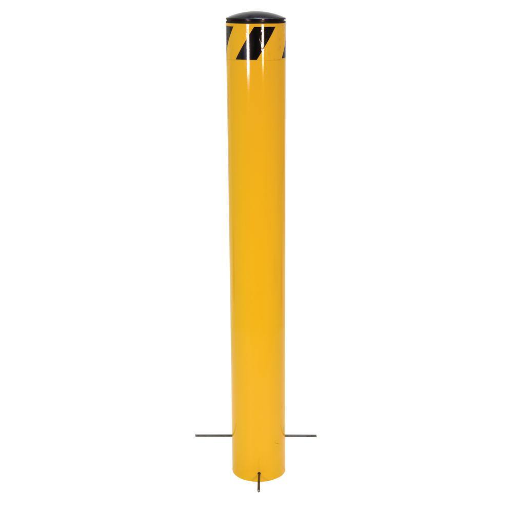 Buy 36 in. x 5.5 in. Yellow Pour in Place Steel Safety Bollard Online ...