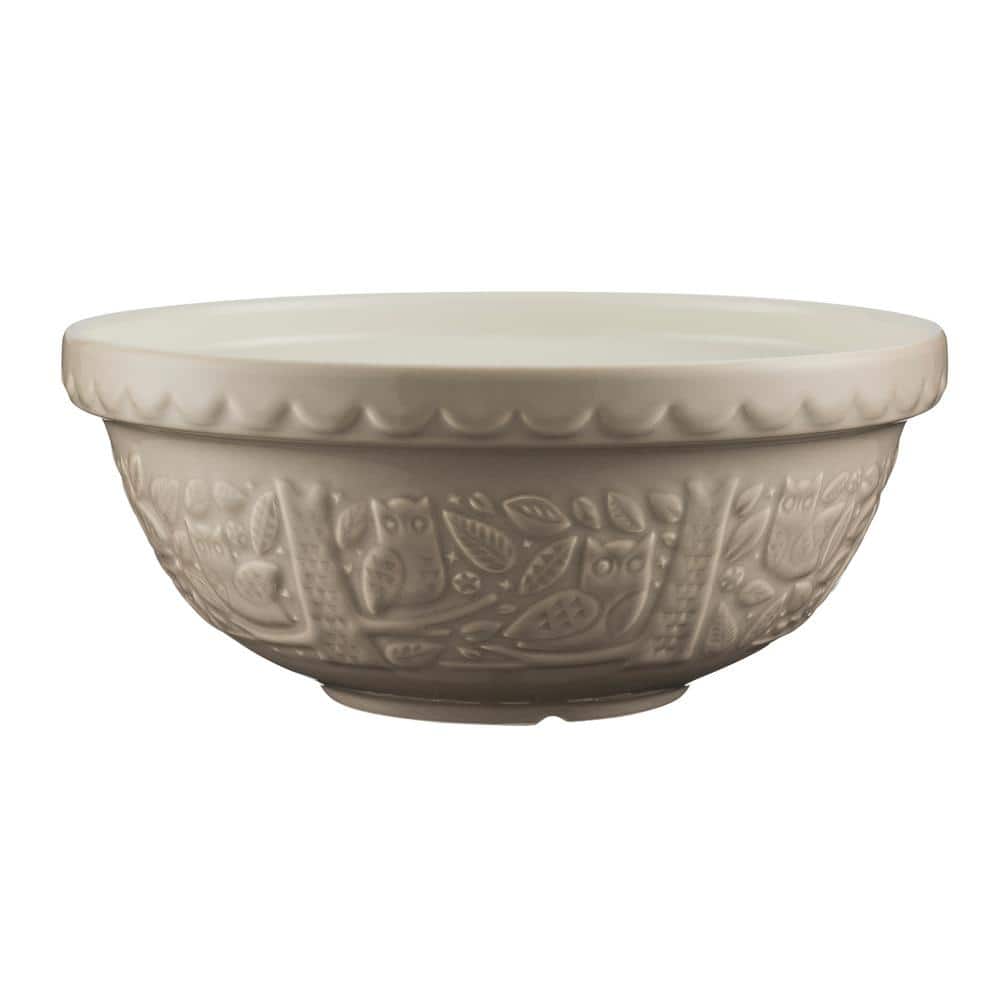 rækkevidde Van rester Mason Cash In The Forest 11 in. x 4.75 in. Owl Stone Mixing Bowl 2001.331 -  The Home Depot