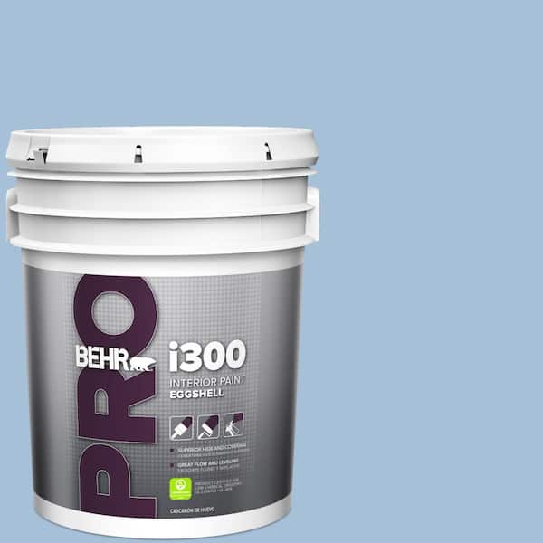 BEHR PRO 5 gal. #580D-4 Skysail Blue Eggshell Interior Paint