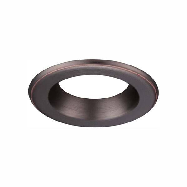 EnviroLite 4 in. Decorative Bronze Trim Ring for LED Recessed Light with Trim Ring