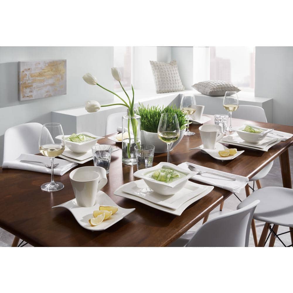 La Divina Clear Crystal White Wine Glass Set of Four