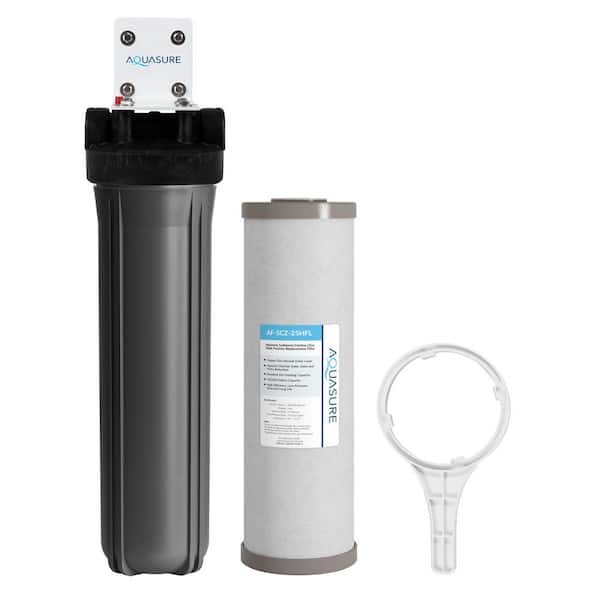 AQUASURE Fortitude V2 Series Whole House Sediment/Carbon/Zinc