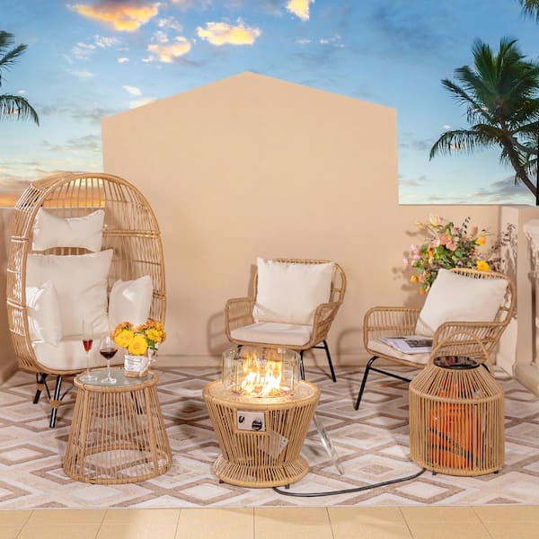 5 piece wicker discount patio set target