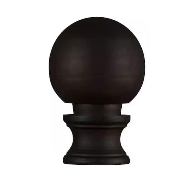 1.5 in. Oil Rubbed Bronze Knob Shaped Lamp Finial