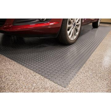 Diamond 10 ft. Wide x Custom Length Grey Commercial Grade Vinyl Flooring