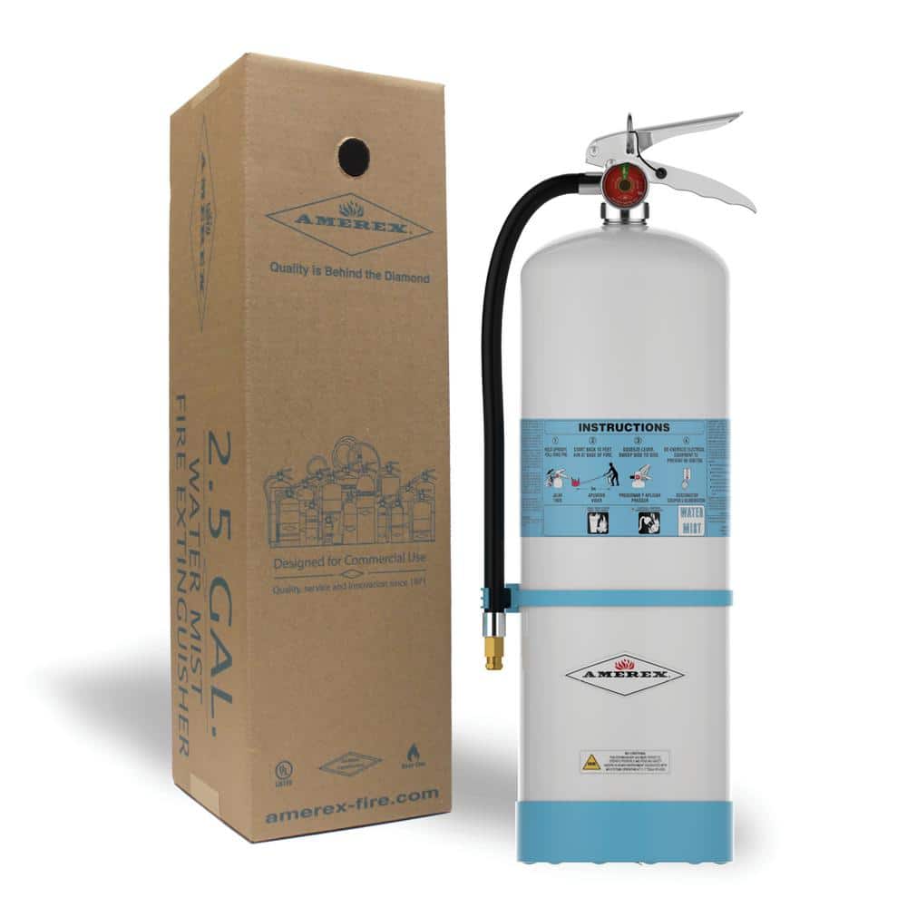 Amerex 2ac 25 Gal Water Mist Fire Extinguisher C272 The Home Depot 6550