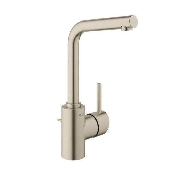 GROHE Concetto Single Hole Single-Handle Bathroom Faucet in Brushed Nickel