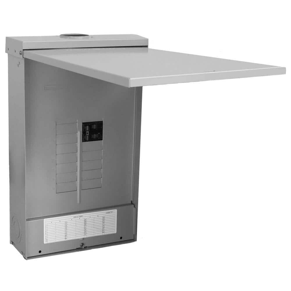 GE PowerMark Gold 125 Amp 12Space 22Circuit Load Center Outdoor Main