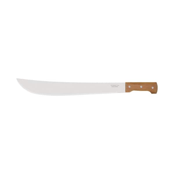 Tramontina 18 in. Machete with Carbon Steel Blade and Wood Handle with Nylon Sheath