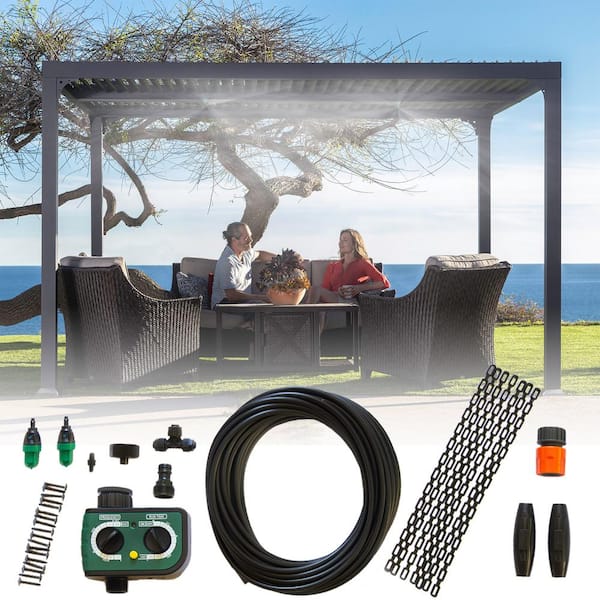 Paragon Outdoor Universal Outdoor DIY Misting System with Timer - 50 ft.