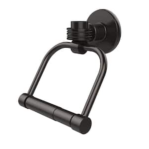 Continental Collection Single Post Toilet Paper Holder with Dotted Accents in Oil Rubbed Bronze