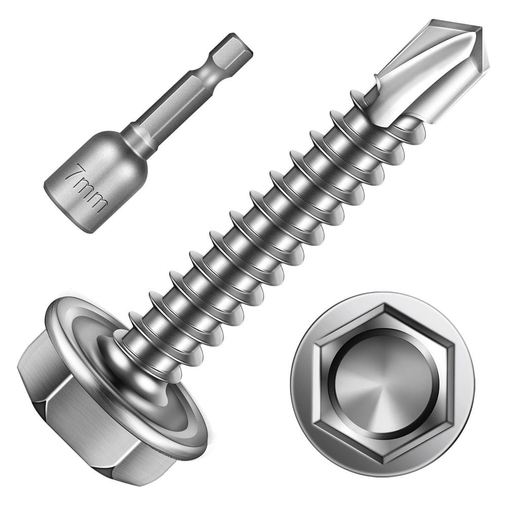 Have a question about MYWISH 200-Pack #8 x 1 in Hex Head