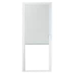 72 in. x 80 in. 50 Series White Vinyl Sliding Patio Door Left-Hand Moving Panel with Blinds
