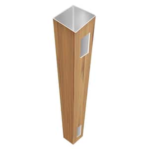 5 in. x 5 in. x 8-1/2 ft. Cypress Vinyl Fence End Post